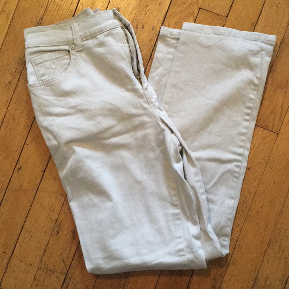 Khaki colored Gloria Vanderbilt Jeans